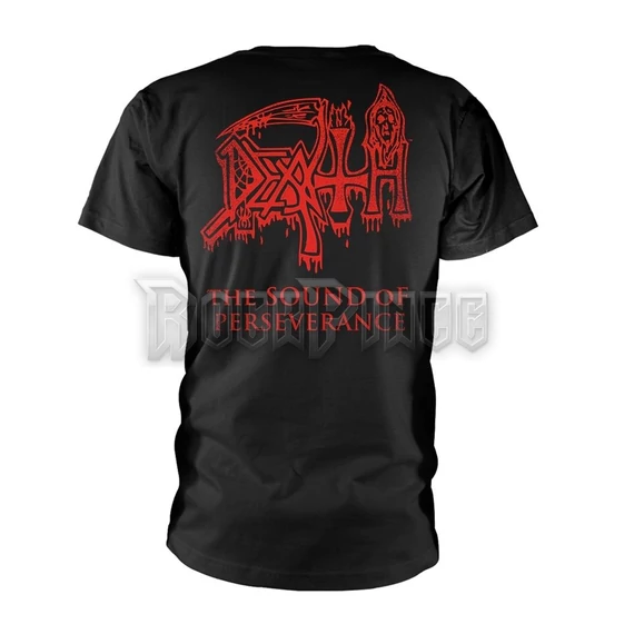 DEATH - THE SOUND OF PERSEVERANCE (BLACK) - unisex póló -  KU117