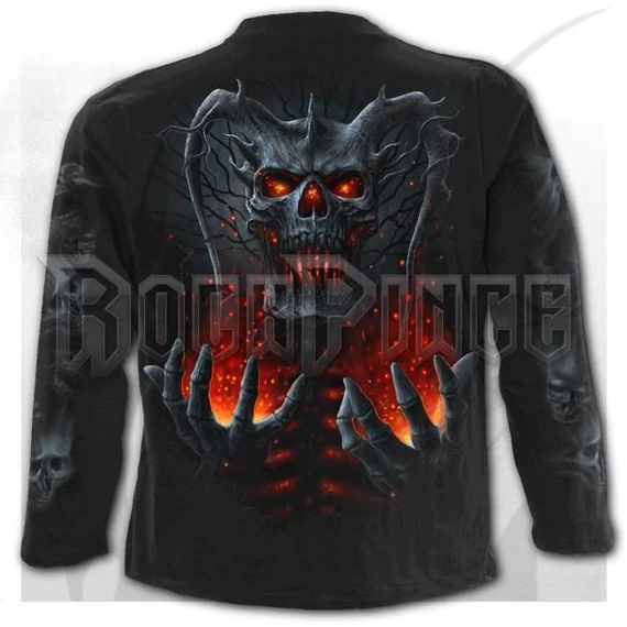 DEATH EMBERS - Longsleeve T-Shirt Black - K099M301