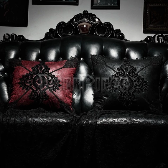 ROYAL GOTHIC BLACK - díszpárna huzat JZ-003/PILLOW CASE/BK