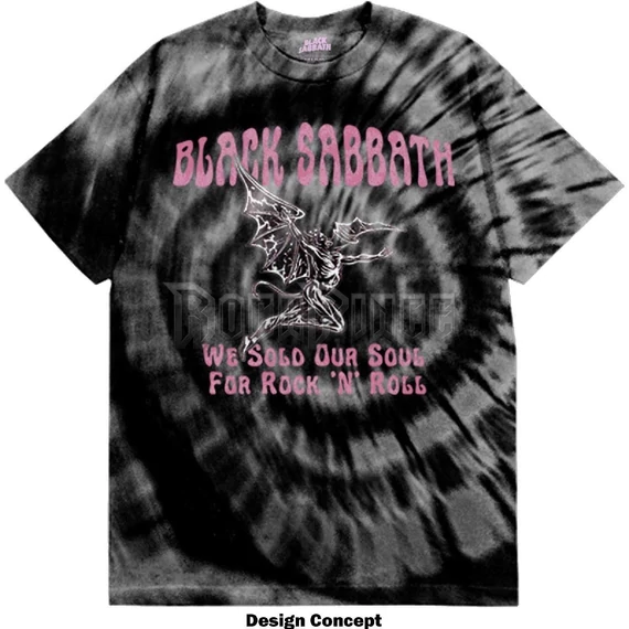 Black Sabbath - We Sold Our Soul For Rock N' Roll - unisex póló - BSTS70MDD