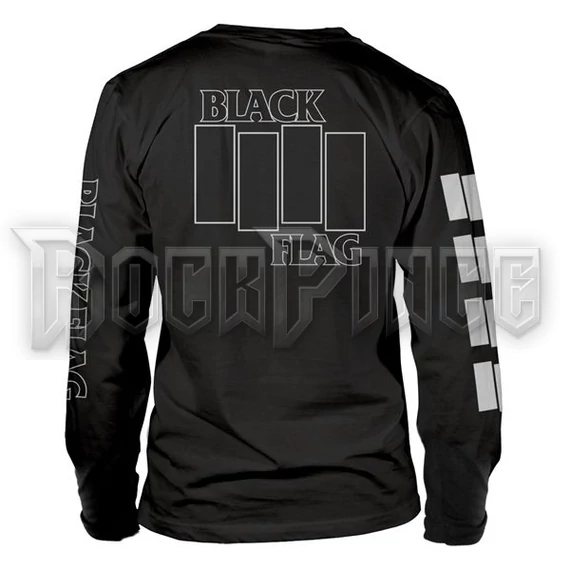 BLACK FLAG - LOGO - hosszú ujjú póló - PH13149LS