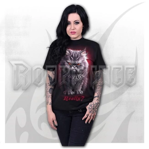 ANGER MANAGEMENT - Front Print T-Shirt Black - D114M121