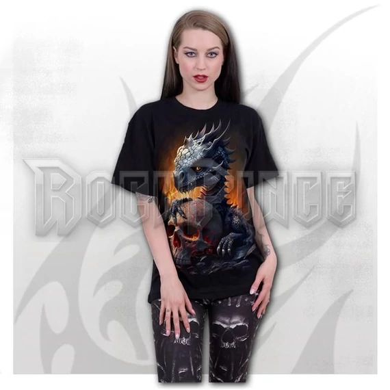 HATCHLING - Front Print T-Shirt Black - L062M121