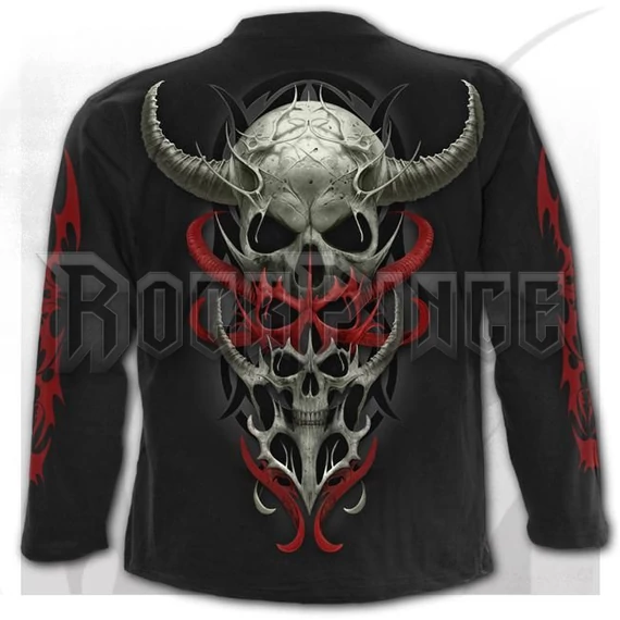 SKULL SYNTHESIS - Longsleeve T-Shirt Black - T229M301