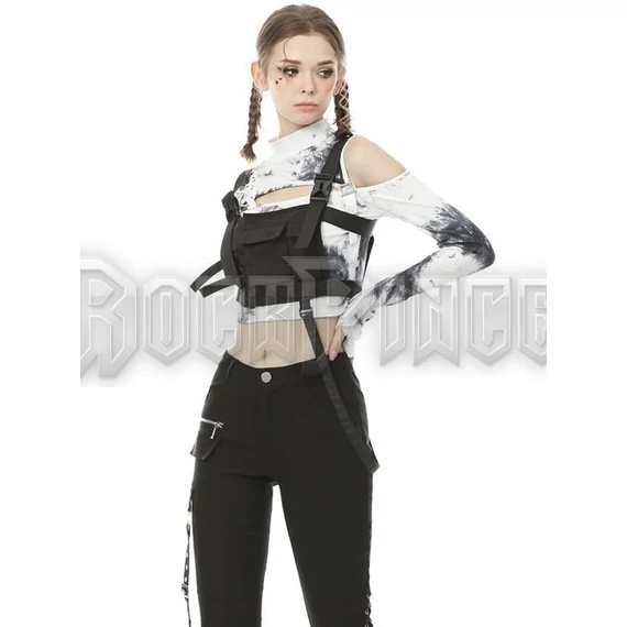 BLACK LAGOON - crop top CW030