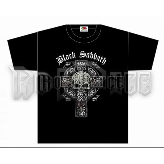 Black Sabbath - Skull Cross - 1093 - UNISEX PÓLÓ