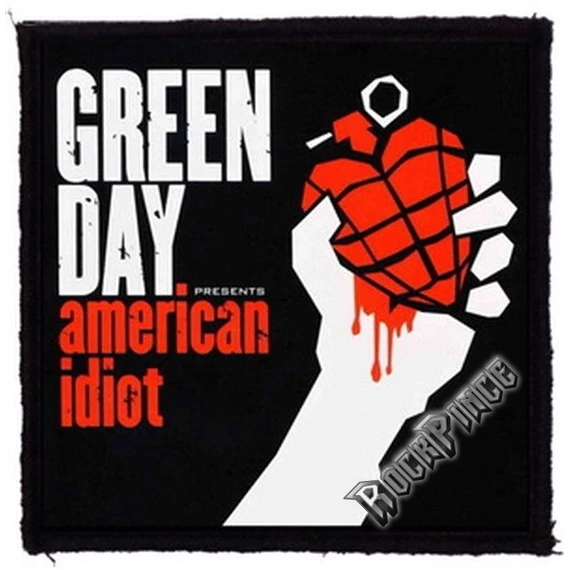 GREEN DAY - American Idiot (95x95) - kisfelvarró HKF-0146