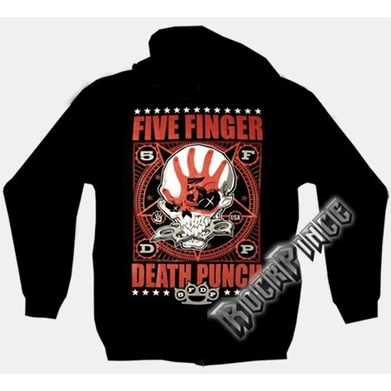 Five Finger Death Punch - R-199 - cipzáras kapucnis pulóver