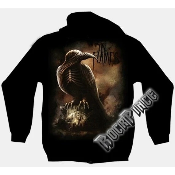 In Flames - TDM-1163 - cipzáras kapucnis pulóver