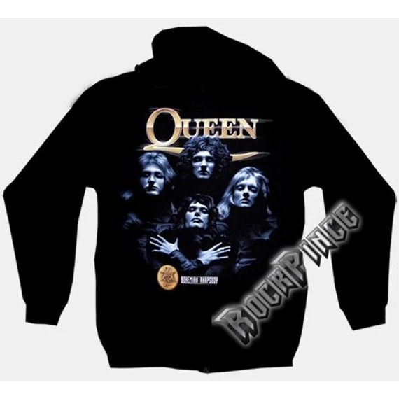Queen - TDM-0757 - cipzáras kapucnis pulóver