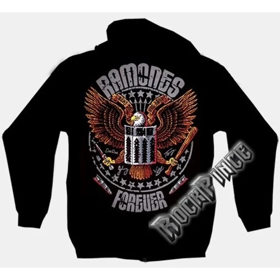 Ramones - TDM-1202 - cipzáras kapucnis pulóver