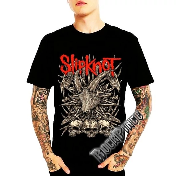 Slipknot - Goat Skulls Head - 1296 - UNISEX PÓLÓ
