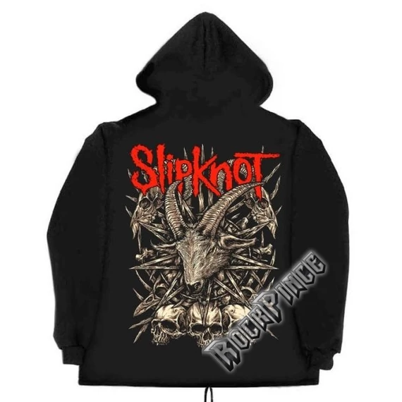Slipknot - Goat Skulls Head - cipzáras kapucnis pulóver