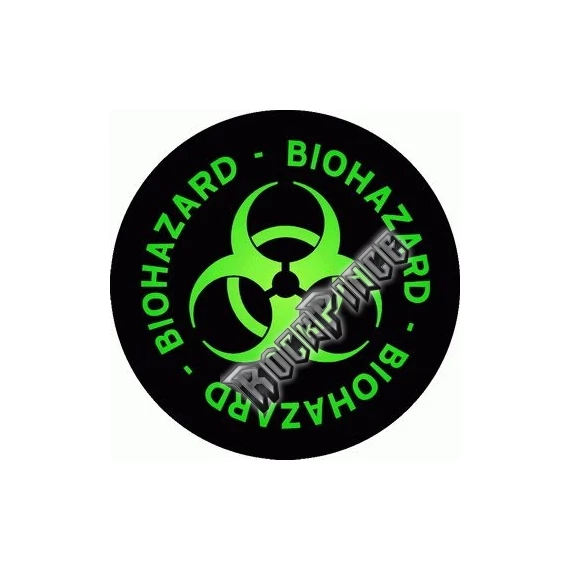 Biohazard - Logo Circle (97x97) - kisfelvarró HKF-0467