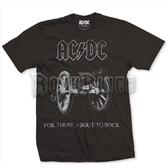 AC/DC - About to Rock - Unisex Póló - ACDCTS06MB