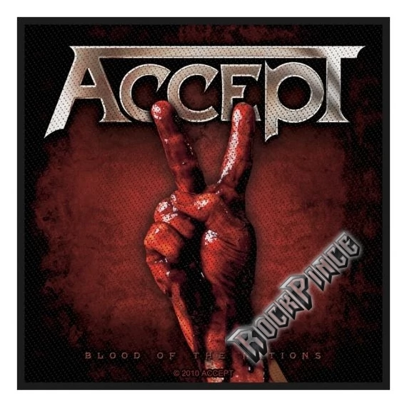 Accept - Blood of the Nations - kisfelvarró - SP2509