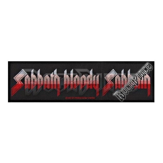 Black Sabbath - Sabbath Bloody Sabbath (Superstrip) - kisfelvarró - SSR185