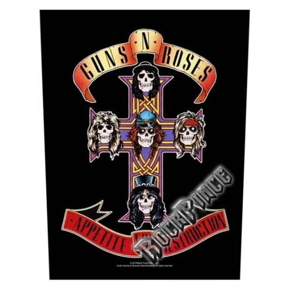 Guns N' Roses - Appetite For Destruction - hátfelvarró - BP887 / BP0887