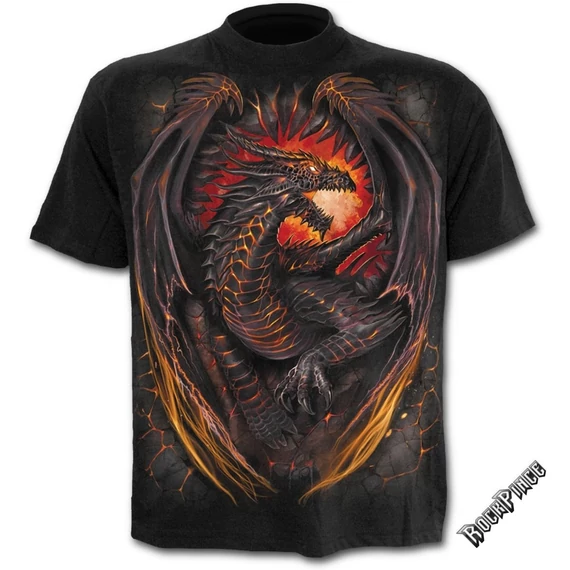 DRAGON FURNACE - T-Shirt Black - L016M101