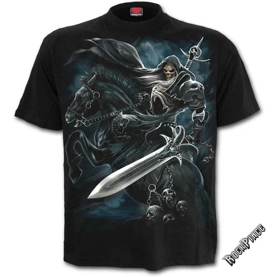 GRIM RIDER - T-Shirt Black - L027M101