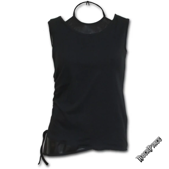 GOTHIC ROCK - 2in1 PU Leather Vest (Plain) - P002G076