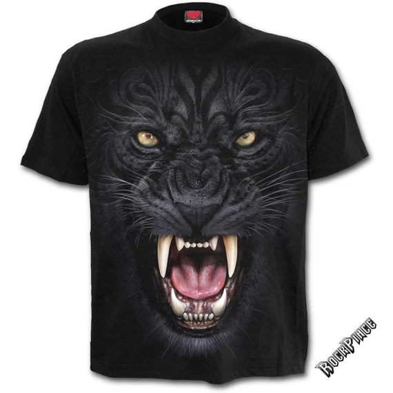 TRIBAL PANTHER - T-Shirt Black - T143M101