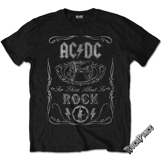 AC/DC - Cannon Swig Vintage - Unisex Póló - ACDCTS49MB