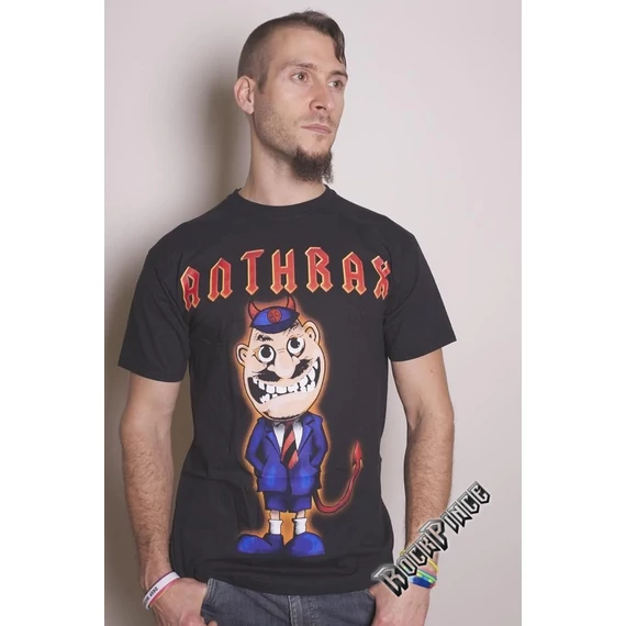 Anthrax - TNT Cover - Unisex Póló - ANTHTEE07MB