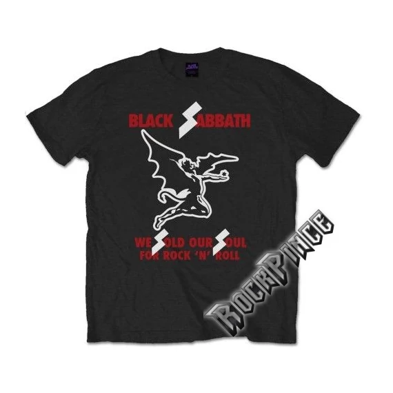 Black Sabbath - Sold our Soul - Unisex Póló - BSTS03MB