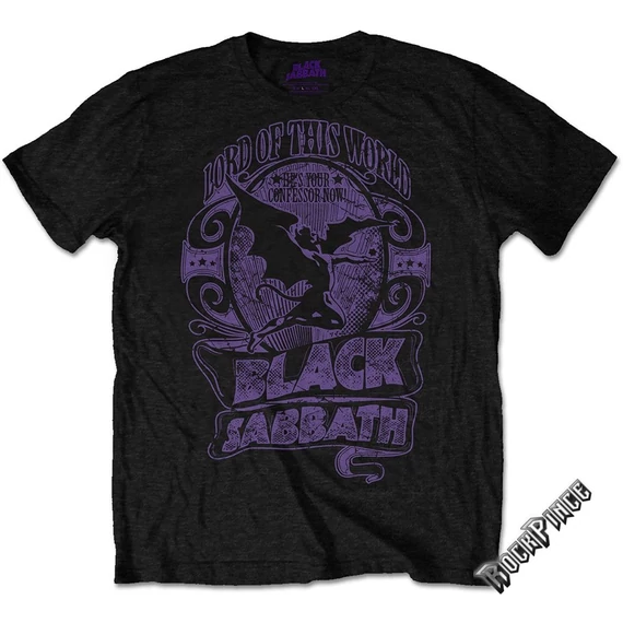 BLACK SABBATH - LORD OF THIS WORLD - UNISEX PÓLÓ