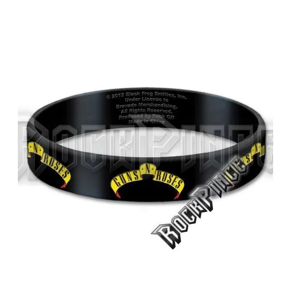 Guns N' Roses - Logo - szilikon karkötő - GNRGUM01