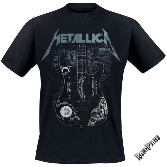 Metallica - Kirk Ouija Guitar - UNISEX PÓLÓ - METKROJGT 8012