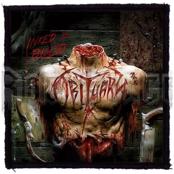 OBITUARY - Inked In Blood (95x95) - kisfelvarró HKF-0662