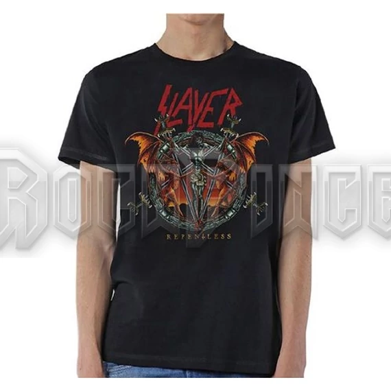 Slayer - Demon Christ Repentless - Unisex Póló - SLAYTEE39MB