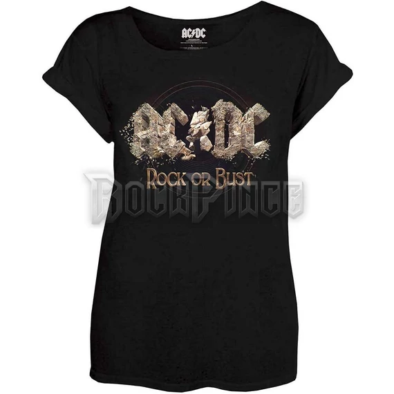 AC/DC - ROCK OR BUST - női póló - ACDCTS34LB