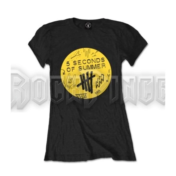 5 SECONDS OF SUMMER - SCRIBBLE LOGO - NŐI PÓLÓ - 5SOSTS08LB