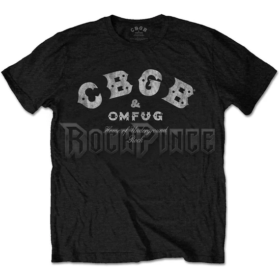 CBGB - CLASSIC LOGO - unisex póló - CBGBTS01MB