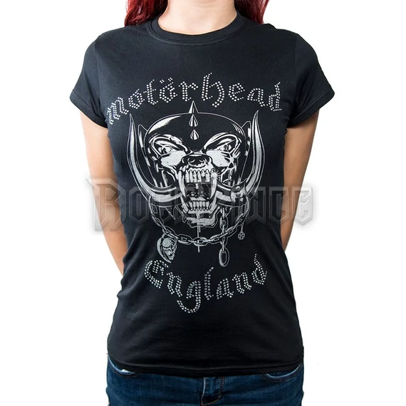 MOTÖRHEAD - ENGLAND (DIAMANTE) - női póló - MHDMTS01LB