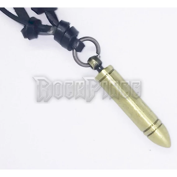 Lőszer medál bőr szíjon II.