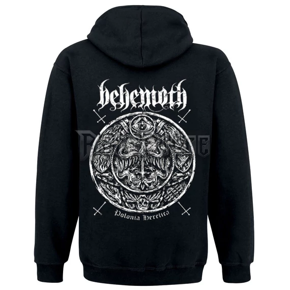 Behemoth - Polonia Heretica - CIPZÁRAS KAPUCNIS PULÓVER