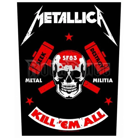 Metallica - Metal Militia - hátfelvarró - BP1065