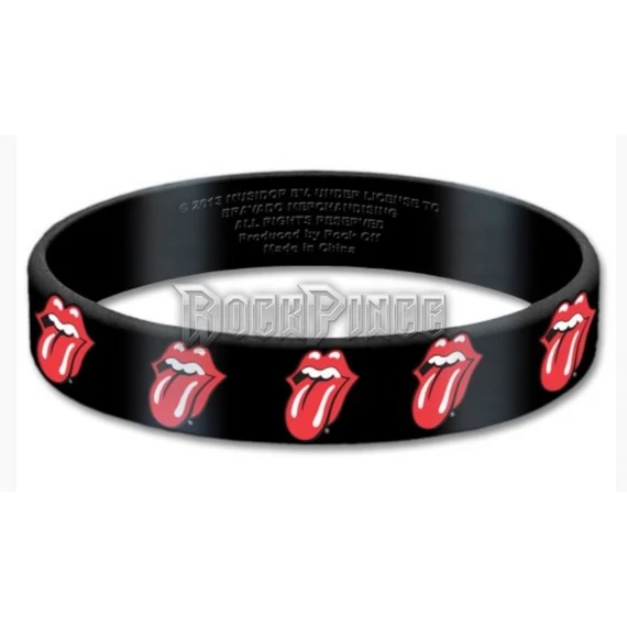 THE ROLLING STONES - Tongues - szilikon karkötő - RSGUM01