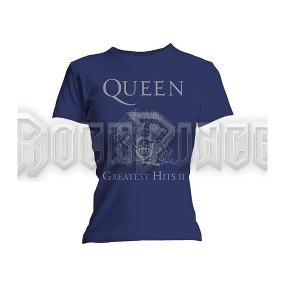 QUEEN - GREATEST HITS II - női póló - QUTS10LBL