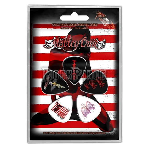 Mötley Crüe - Red, White & Crüe - gitárpengető szett - PP022