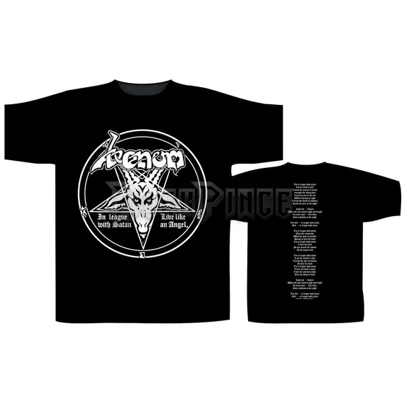 Venom - In League With Satan - unisex póló - ST1531