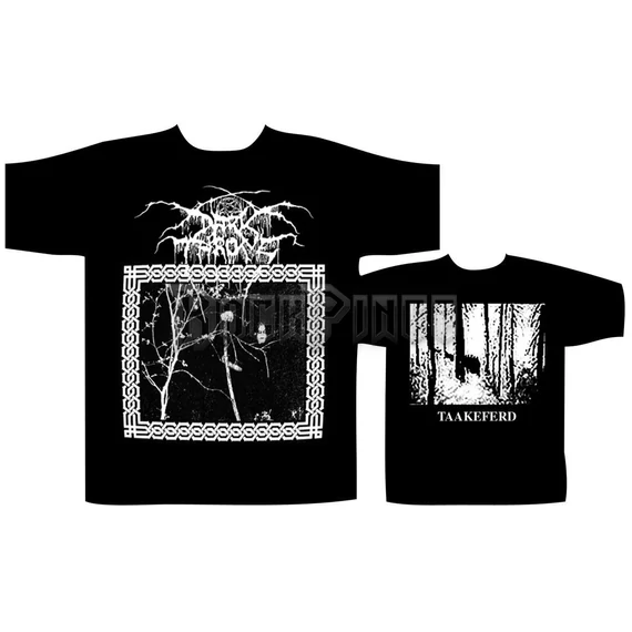 Darkthrone - Under A Funeral Moon / Taakeferd - unisex póló - ST0124