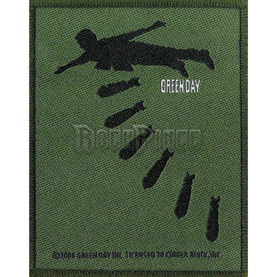 Green Day - Bombs - kisfelvarró - SP2921