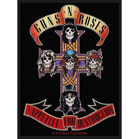 Guns N' Roses - Appetite For Destruction - kisfelvarró - SP2622