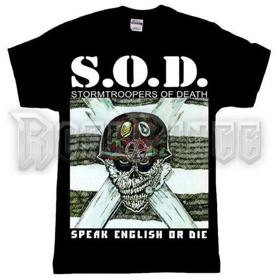 S.O.D. - Speak English Or Die - 1441 - UNISEX PÓLÓ