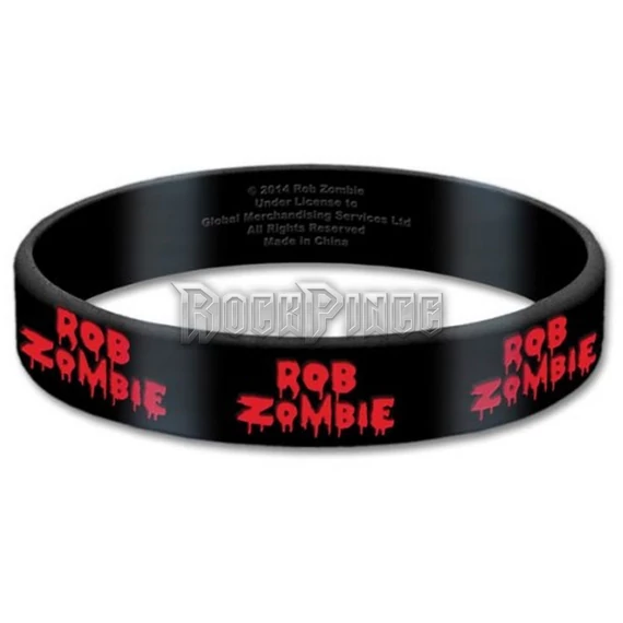ROB ZOMBIE - Logo - szilikon karkötő - RZGUM01